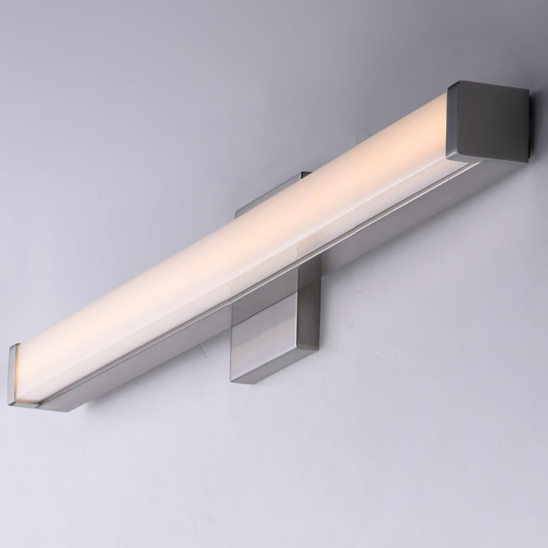 Maxim Spec Vanity Bathroom Light In Satin Nickel Com Maxim Spec Vanity Bathroom Light, Maxim Lighting Spec Led Bath Vanity