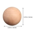 thumbnail image 2 of SKISUNO 5Pcs Unfinished Croquet Spheres Craft Balls with Assorted Color for DIY Activities, 2 of 8