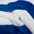 thumbnail image 3 of Flannel Throw Blankets, Super Soft with Blue and White Striped Printed Bed Blanket, 51 x 68 Inches, 3 of 6