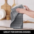 thumbnail image 5 of decorUhome 100% Cotton Terry Kitchen Dish Cloths, Ultra Soft and Absorbent Dish Towels for Kitchen, Perfect for Drying and Washing Dishes, 6 Pack, 12 x 12 Inches, Grey, 5 of 8