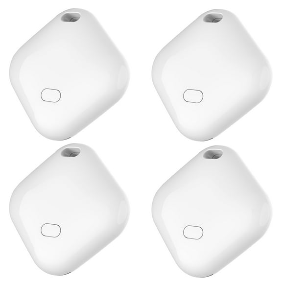 Bluetooth Tracker, Localisateur de Clés et Étiquettes Tracker Certification MFI pour Clés de Voiture et Téléphones Sacs et Plus Localisateur de Télécommande Couverture Complète Localisateur de Téléphone Compatible iOS Blanc