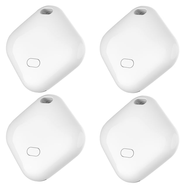Riwcyla , Keys Finder and Item Tags Certification for Car Keys and Phones Bags and More Remote Control Finder Full Global Coverage Phone Finder iOS Compatible White