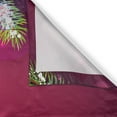 thumbnail image 3 of Ambesonne Christmas Kitchen Curtains, Tree Balls Snowflakes, 55"x39", Magenta Green White, 3 of 3