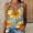 Green#3, variant on GaThRRgYP Plus Size Tops for Women,Summer Tops for Women,Women's Summer Casual Sleeveless Floral Printing Blouse V-Neck T-Shirt Yellow XXL