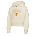 thumbnail image 2 of Girl's Youth Outerstuff Cream Tennessee Volunteers Oversized Blitz Cropped Pullover Hoodie, 2 of 3