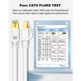 thumbnail image 3 of Yauhody CAT8 Ethernet Cable 6FT, High Speed 40Gbps 2000MHz SFTP Internet Network LAN Wire Cables with Gold Plated RJ45 Connector for Router, Modem, PC, Switches, Hub, Laptop, Gaming(6ft/1.83m) White, 3 of 9