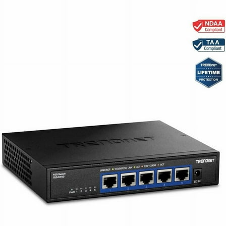 TRENDnet TEG-S750, 5-Port 10G Switch,