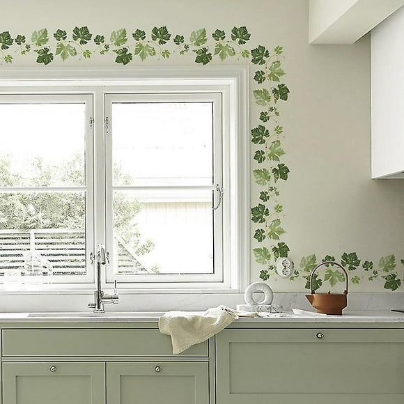 Dww-feuilles De Verdure Chambre D'enfant Salle De Sjour Entre Dortoir Dcoration Murale Stickers Autocollants