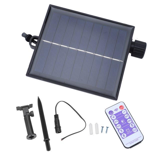 Caja de control de luz de cadena solar,Control de luz de cadena solar Accesorios de luz de cadena al aire libre Caja de control de lámpara solar Durabilidad extendida VoborMX herramienta
