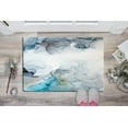 thumbnail image 4 of Customs Rugs, Blue Rugs, Runner Rug, Blue Marble Rugs, Modern Rug, Easy to Clean Rugs, Gray And Blue Marble Rugs, Decorative Rug, Runner Rug, 2.6'x5' - 80x150 cm, 4 of 7
