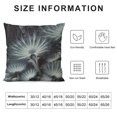 thumbnail image 5 of JEUXUS  Leaf Throw Pillow Cover Beige Small Large Ginkgo Leaves Fossil Maidenhair Tree Rectangle Pillow Cases Home Decorative Cushion Cover for Bed Sofa Beige Brown, 5 of 5
