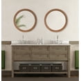 Kate and Laurel Hartman Transitional Round Wood Framed Wall Mirror, 24