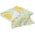 thumbnail image 2 of Oranges Or Lemons Cotton Towel Set 2 Piece, 1 Bath Towels 1 Washcloth, Soft Fast Dry Super Absorbent Face Hand Towel for Bathroom Hotel Gym Spa and Beach, 2 of 7