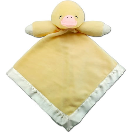OCINAPALS Plush Duck Baby Lovey Security Blanket 18 x 18