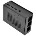 thumbnail image 3 of Neyseki For Raspberry Pi 4 Model B Black Aluminum Case Box Enclosure with Heatsink Bracket (Black), 3 of 7