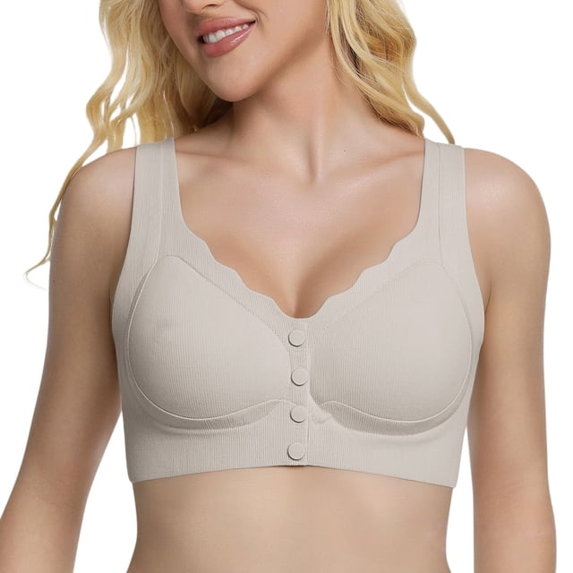 Jindong Portable Front Buckle Comfortable Traceless No Ring Gathered Upper Support Side Retraction Accessory Breast Adjustment Bra
