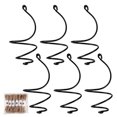 thumbnail image 1 of FUTUREORYY 6Jgo Soportes Decorativos Colgantes De Metal Negro Para Plantas De Aire Con, 1 of 8