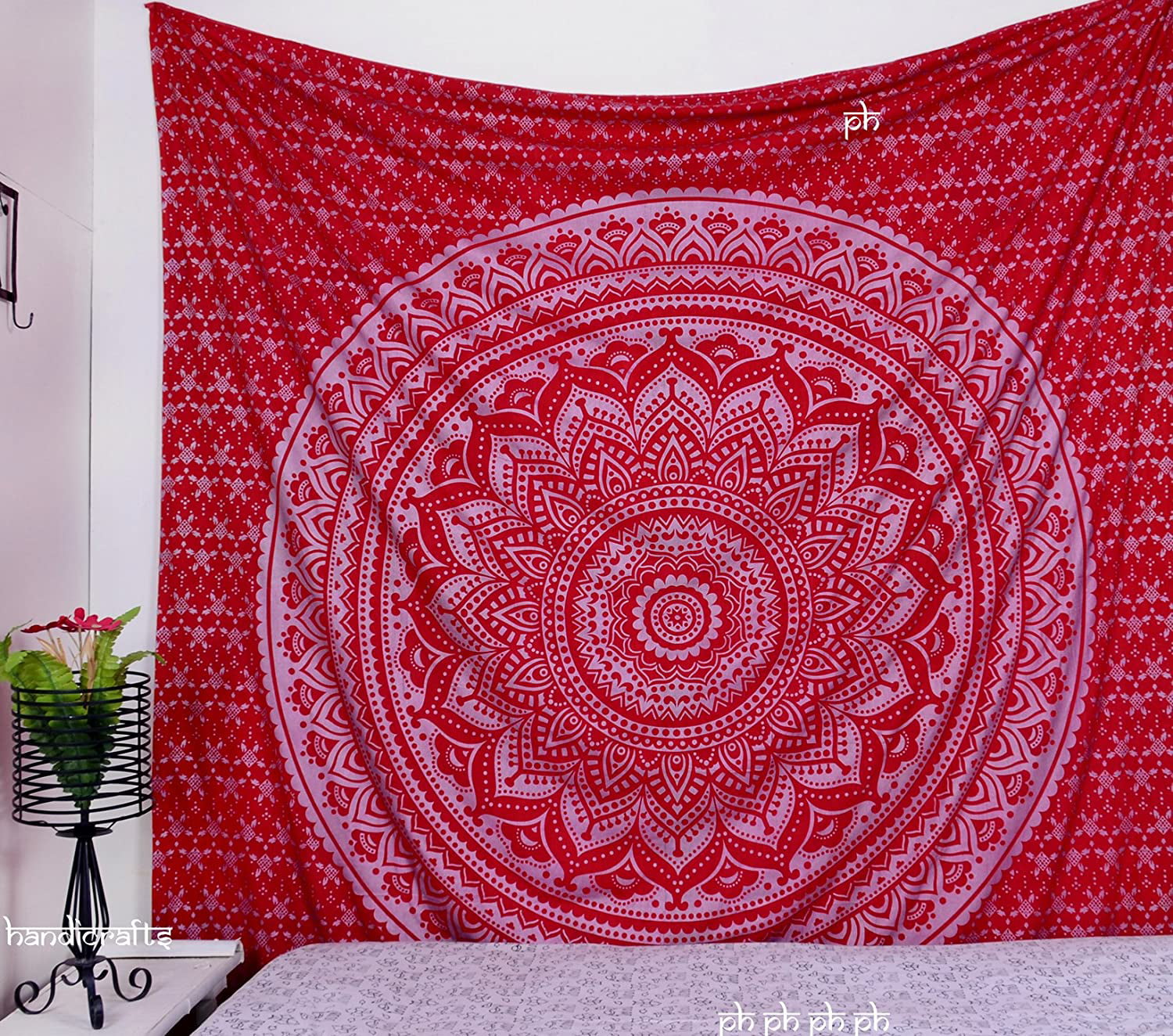 Details about   Hippie Ombre Mandala Tapestry Wall Hanging Boho Throw Bedspread Ethnic Decor Art 