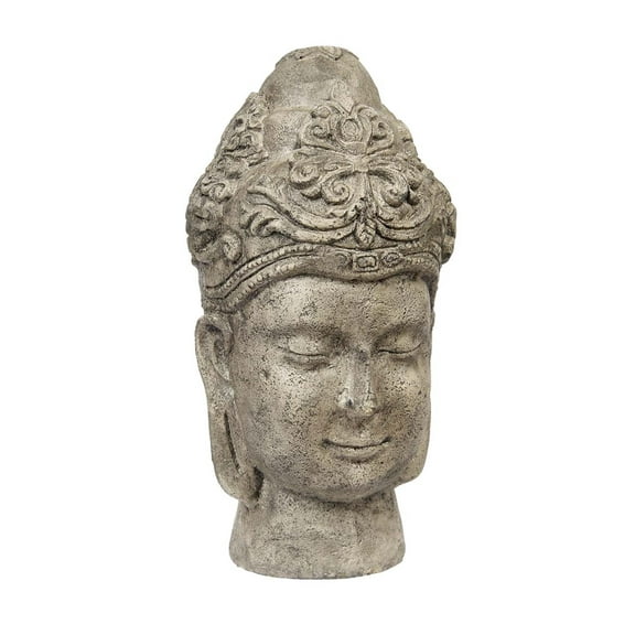 Solid Rock Stoneworks Asian Head- 14in Tall- PreAged