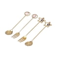 thumbnail image 4 of Dessert Fork,4Pcs/set Innovative Star Pendant Stainless Steel Spoon Tableware High Capacity, 4 of 7
