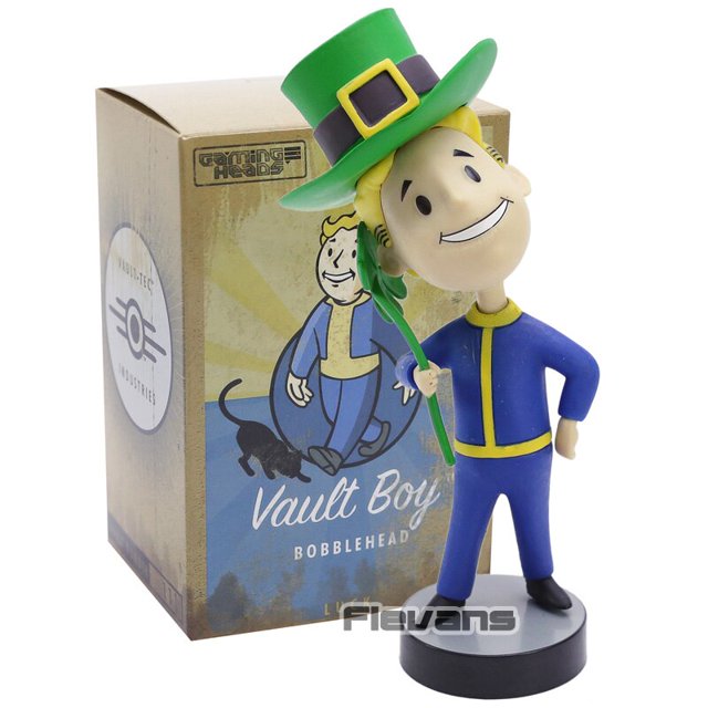 Fallout 4 Vault Boy figura de PVC en miniatura de juguete, coleccionable, regalo de NavidadSuerte zhangyuxiang unisex