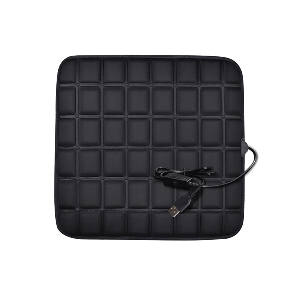 Chinatera 5V USB Heated Car Seat Cover Protector Front Seat Pad Chair