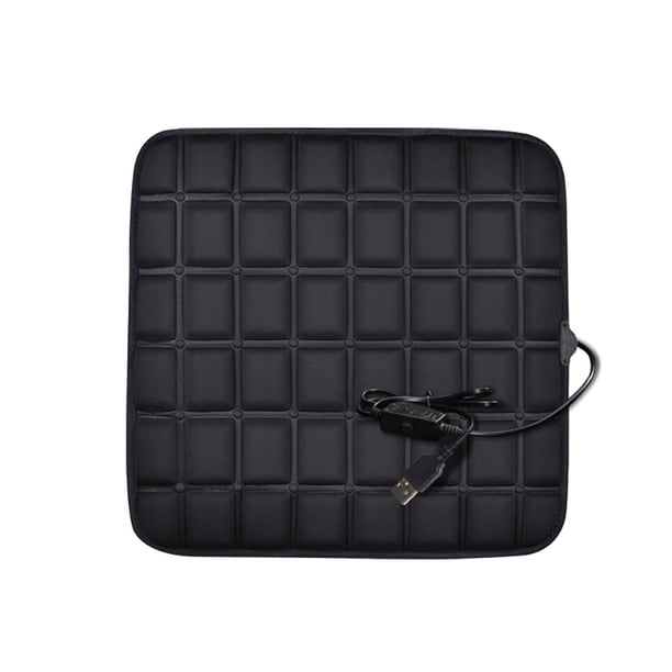 Cubierta de asiento de coche con calefacción de 5V y 12V almohadilla para asiento trasero delantero cojín para silla accesorios para automóviles