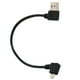 thumbnail image 4 of Cable de datos USBA a Micro USB macho Cable adaptador de conexión de ángulo recto 24cm negro, 4 of 14