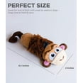 thumbnail image 5 of Petstages SF Lil' Squeak Monkey Dog Toy, Brown, Small, 5 of 6