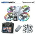 thumbnail image 7 of KQJQS Drone with 4.5-Inch HD Screen Remote Control, Brushless Motor & LED Lights, 2.4G RC Quadcopter with Altitude Hold, 360° Obstacle Avoidance, Plastic/Metal Body,Gray, 7 of 7