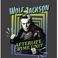thumbnail image 5 of Beetlejuice Beetlejuice Wolf Jackson Afterlife Charcoal Men's Crew Neck Short Sleeve Tee-Medium, 5 of 6