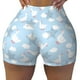 thumbnail image 2 of Fotbe Cute Goose On A Blue Sky Shorts Sin Costuras – Shorts Deportivos de Cintura Alta para Mujer, Elásticos para Gimnasio, Yoga, Running o Ciclismo-Medium, 2 of 8