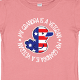 thumbnail image 4 of Inktastic My Grandpa is a Veteran Military Family Boys or Girls Baby T-Shirt, 4 of 5