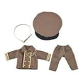 thumbnail image 2 of Ropa para muñeca Perfecl uniforme verde suave y elegante, 2 of 8
