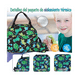 thumbnail image 4 of Mochila Niños 3piezas Con Lonchera Y Lapicera estampado Lab.G  Negro y Verde, 4 of 4