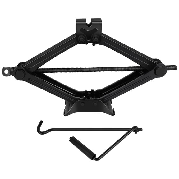 Scissor Car Jack 2.5 Ton (5511 lbs) Tire Changing Kit with Crank Handle - Emergency Kit for Car, SUV, MPV