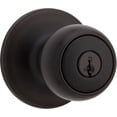 thumbnail image 1 of Fairfax Satin Nickel Front Door Knob with Deadbolt  Reversible Exterior/Interior Entry Door Knob with Key and Deadbolt Lock  Front Door Knobs with Lock/Front Door Lock  Traditional Home D, 1 of 5