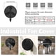 thumbnail image 2 of Bitubi Cubierta para Ventilador Industrial, Cubiertas Impermeables para Ventiladores para Exteriores, Ventilador de Montaje en Pared y Ventilador de Pedestal, Cubierta para Ventilador Oxford 600D Resi, 2 of 5
