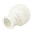 thumbnail image 3 of Uxcell 6Pack Plastic Rhombic Curtain Rod Finials Fit 26-28mm Dia Drapery Rail (Cold White), 3 of 6