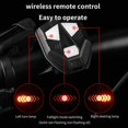 thumbnail image 5 of Luz trasera USB para bicicleta, 5 modos de iluminación, luz de giro de advertencia de seguridad trasera, 5 of 5