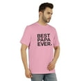 thumbnail image 2 of Inkmeso T-Shirt à Col Rond pour Hommes avec Imprimé Graphique Best Papa Ever.€ T-Shirt pour la Fête des Pères, 2 of 7
