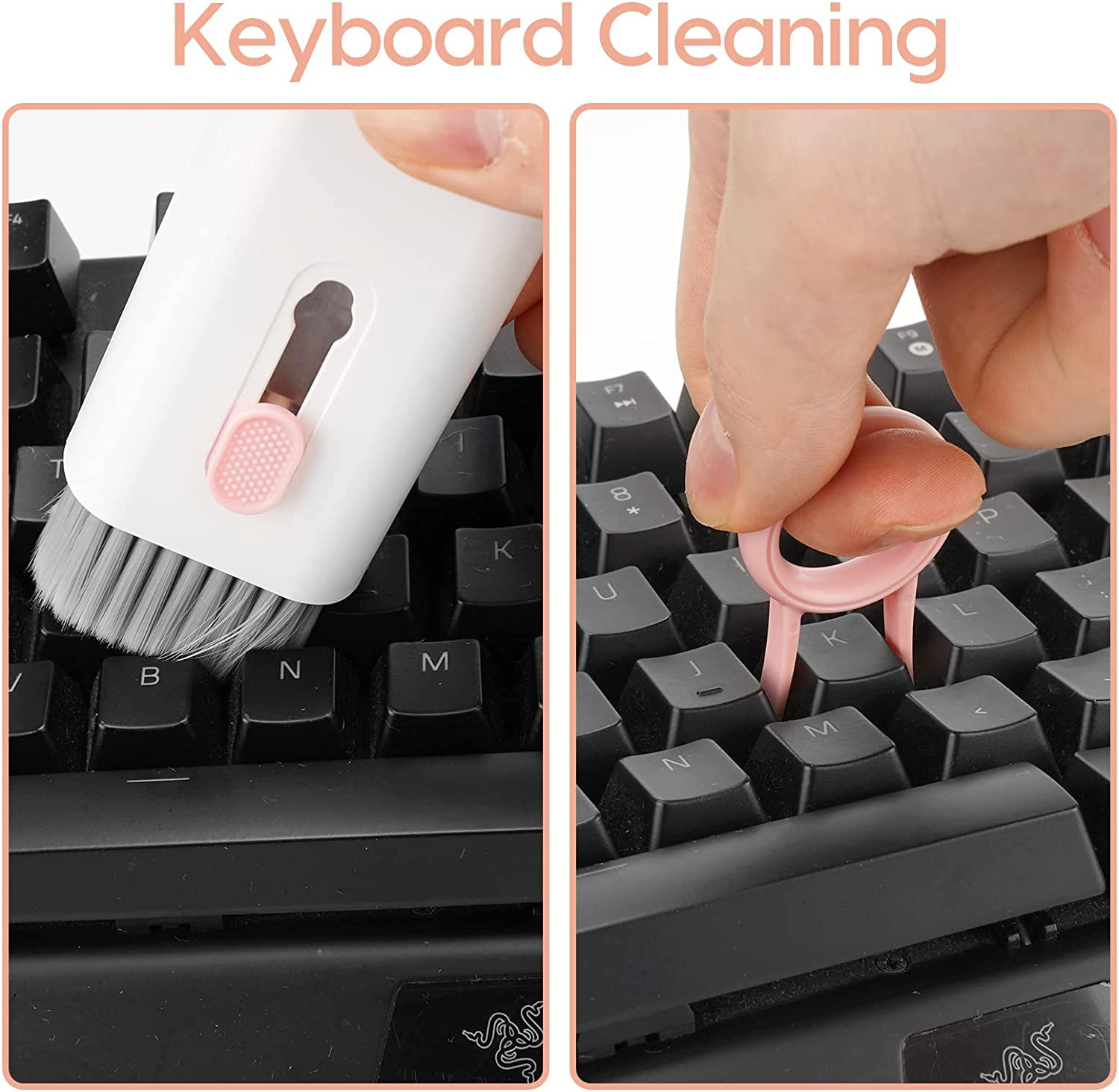 7-in-1 Electronic Cleaner Kit for Airpods Laptop Cleaner, Keyboard Cleaner  Kit, Portable Cleaning Kit with Cleaning Pen Brush for iPhone iPad MacBook  Screen/Keyboard/Headphones 