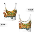 thumbnail image 6 of Uemuo Thanksgiving Truck Pattern Women's Sports Bra - High Impact Support, Breathable, and Comfortable Athletic Bra for Running, Yoga, and Workouts, 6 of 9