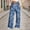 Style15-Navy pants for women, variant on Maqroz Wide Leg Pants Women Plus Size Adjustable Elastic High Waisted Summer Floral Print Loose Flowy Lounge Trousers with Pockets Casual Baggy Beach Pants Outdoor Palazzo Slacks Navy S