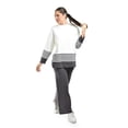 thumbnail image 2 of Conjunto de punto a rayas Roman Fashion /Juvenil, 9001 (Gris obscuro) gris oscuro G, 2 of 5