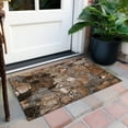 thumbnail image 6 of Addison Rugs Chantille Indoor/Outdoor Transitional Floral Paprika Washable Rectangle Rug, 1'8" x 2'6", 6 of 6