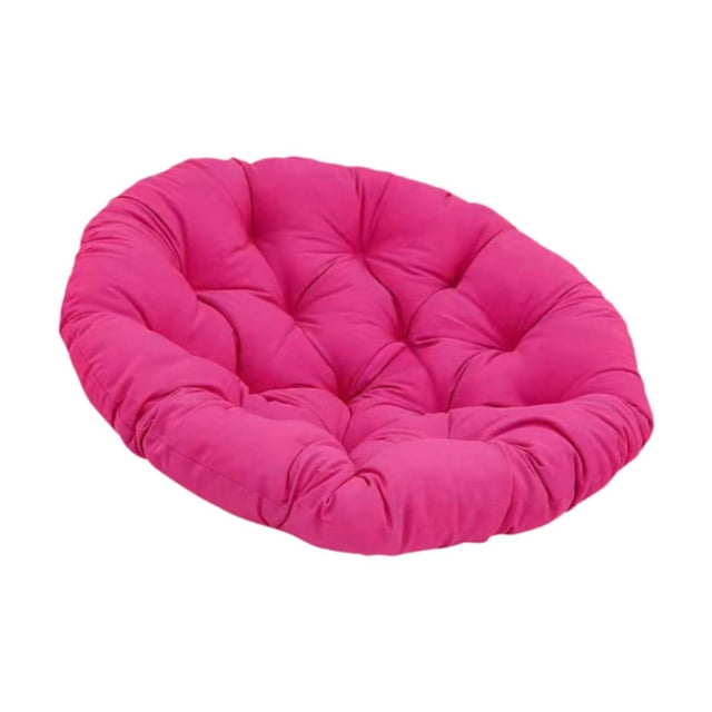 S SERENABLE Round Chair Cushion Breathable Garden Chair Mat for Rocking Chair Seats Sofa Rose red