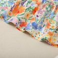 thumbnail image 5 of WISDOM Girls Clothes Outfits Cute Baby Girl Floral Short Sleeve Pant Set Flower Ruffle Top Elastic Waist Jeans Fashion Sweet Summer Set, 5 of 15