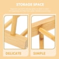 thumbnail image 6 of Plate Storage Rack Foldable Shelf Bamboo Dish Draining Racks Holder Drainer Cutlery Pot Lid, 6 of 6