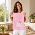 thumbnail image 6 of Pink Halloween Hand Towel for Bathroom and Kitchen Decor, 23.6 x 15.8 Inch Soft Absorbent Waffle Weave Towel with Cute Ghost and Bow Design, Fall Home Textile Accessory, 6 of 8